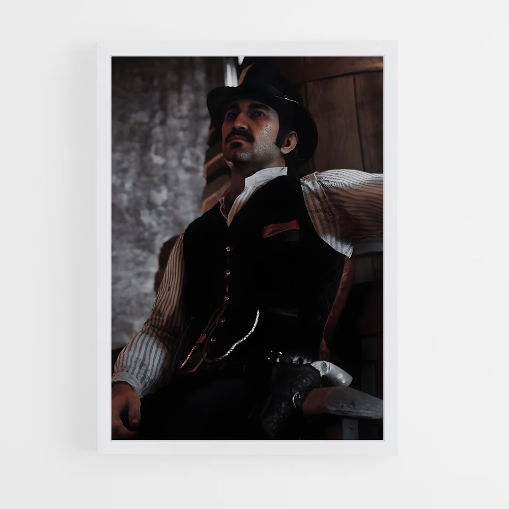 Poster Cowboy Dutch – affiche Red Dead Redemption (vue 3)